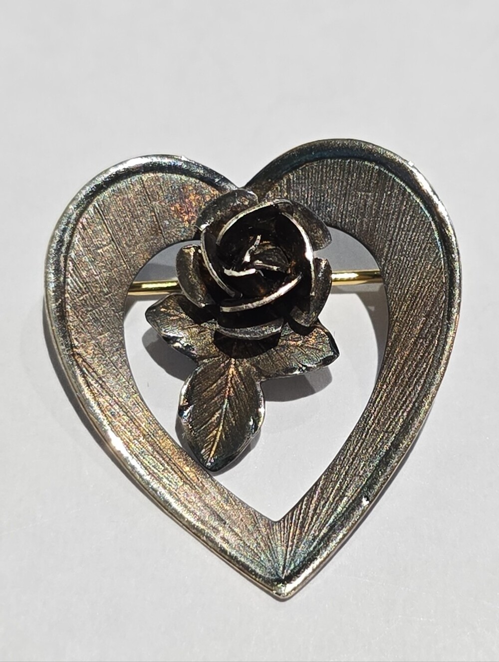 vintage 925 sterling silver brooch